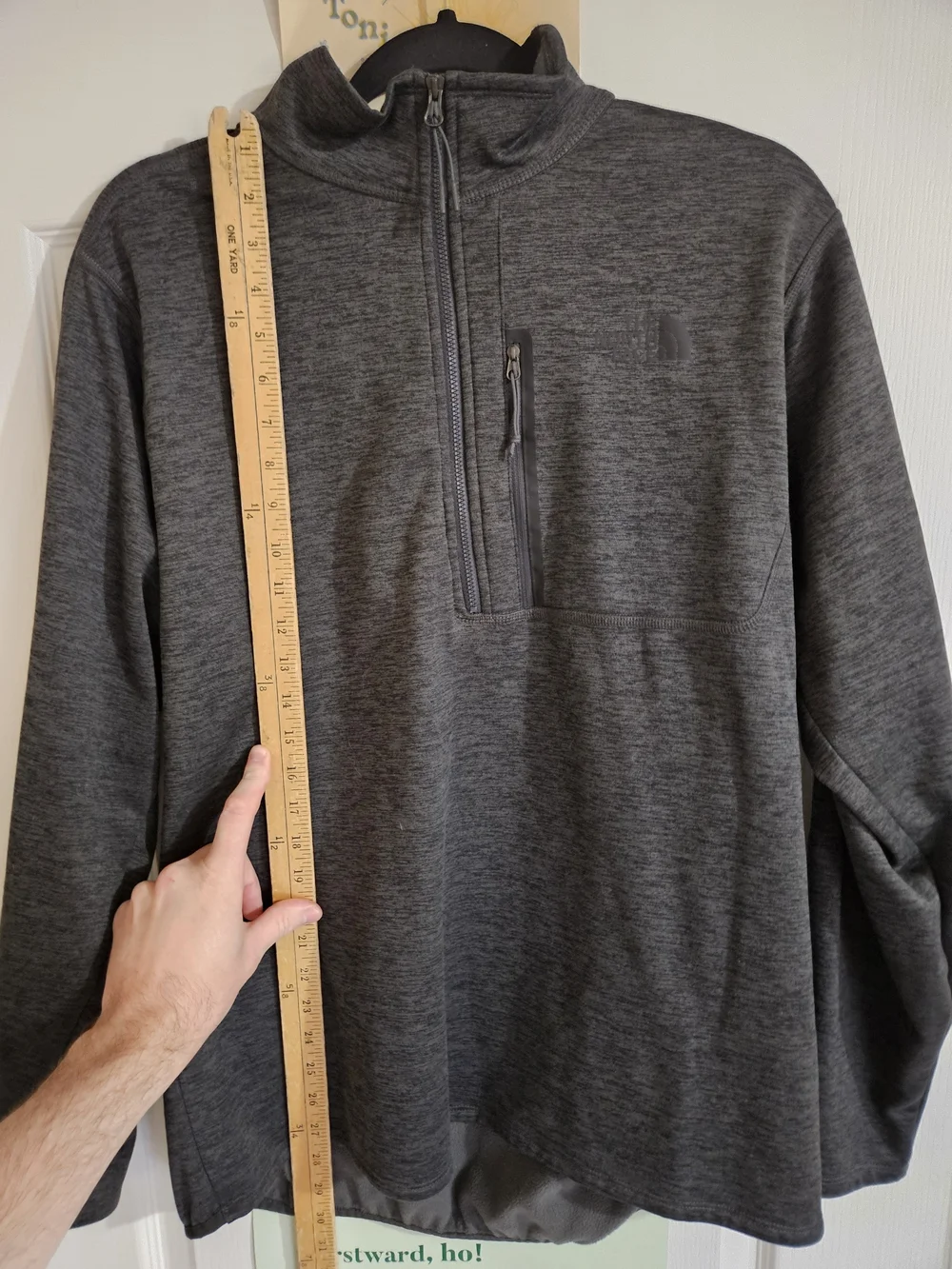 The North Face Men’s Dark Charcoal Half-Zip Pullover